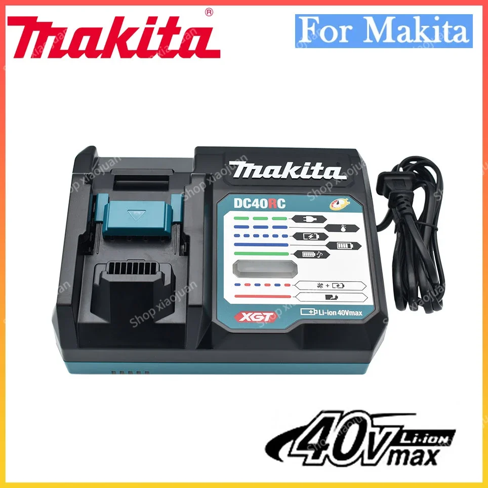 

100% Original Makita DC40RA 40V Max XGT Rapid Optimum Charger Digital Display 40V Lithium Battery Charger Dual Fan Design