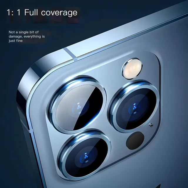 واقي الكاميرا حلقة معدنية لهاتف iPhone ، iPhone 14 Pro Max ، زجاج مقسى ، غطاء العدسة الخلفية ، iPhone 13 Pro Plus ، iPhone 15 غطاء واقي