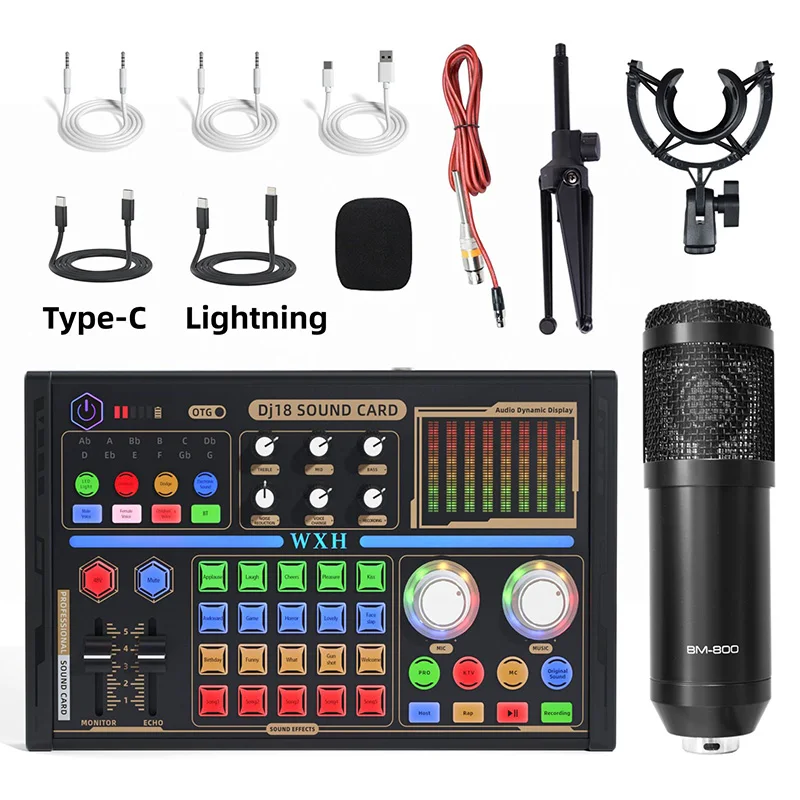thumbnail image 2 of Professonal Audo Mxer Lve Sound Card Wth DJ Mxer Effects And 2 of 13