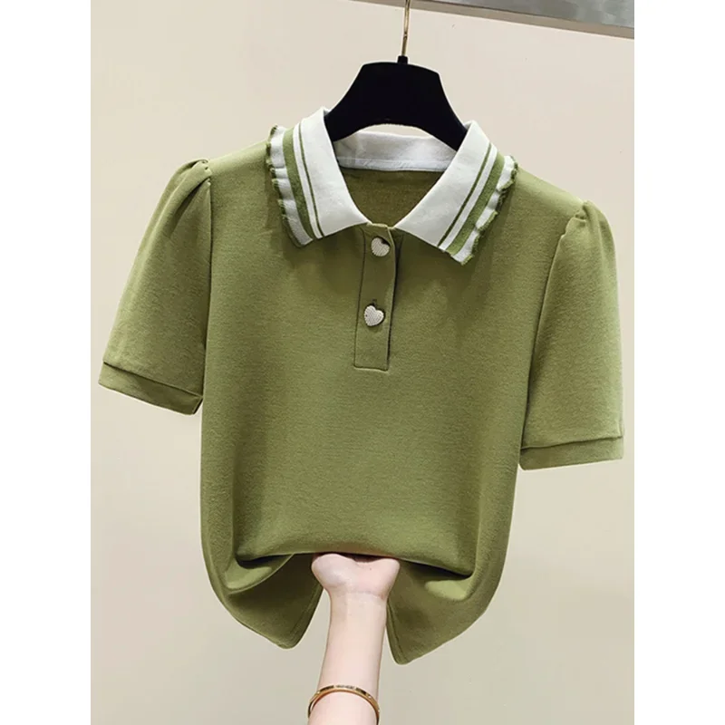 New golf wear ladies summer short sleeves women summer short sleeves slim and breathable
