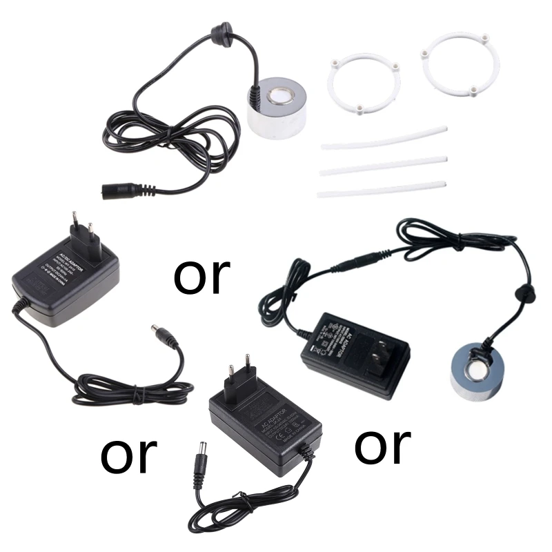 20mm Super Ultrasonic Mist Creator Fogger Nebulizer Water Fountain Vaporizer EU Plug