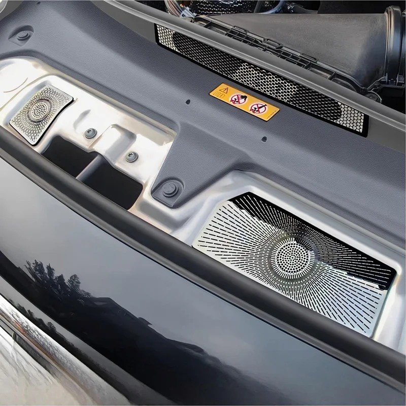 Copertura Antipolvere per Motore Auto in Acciaio Inox, Protezione Vano Motore per Mercedes Benz Classe E W214 2024 2025 2026