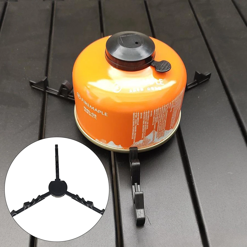 Faltbare Gaskartuschen-Halterung - Für Campingkocher, Aus Nylon, Kippschutz, Für 250g/450g Tanks
