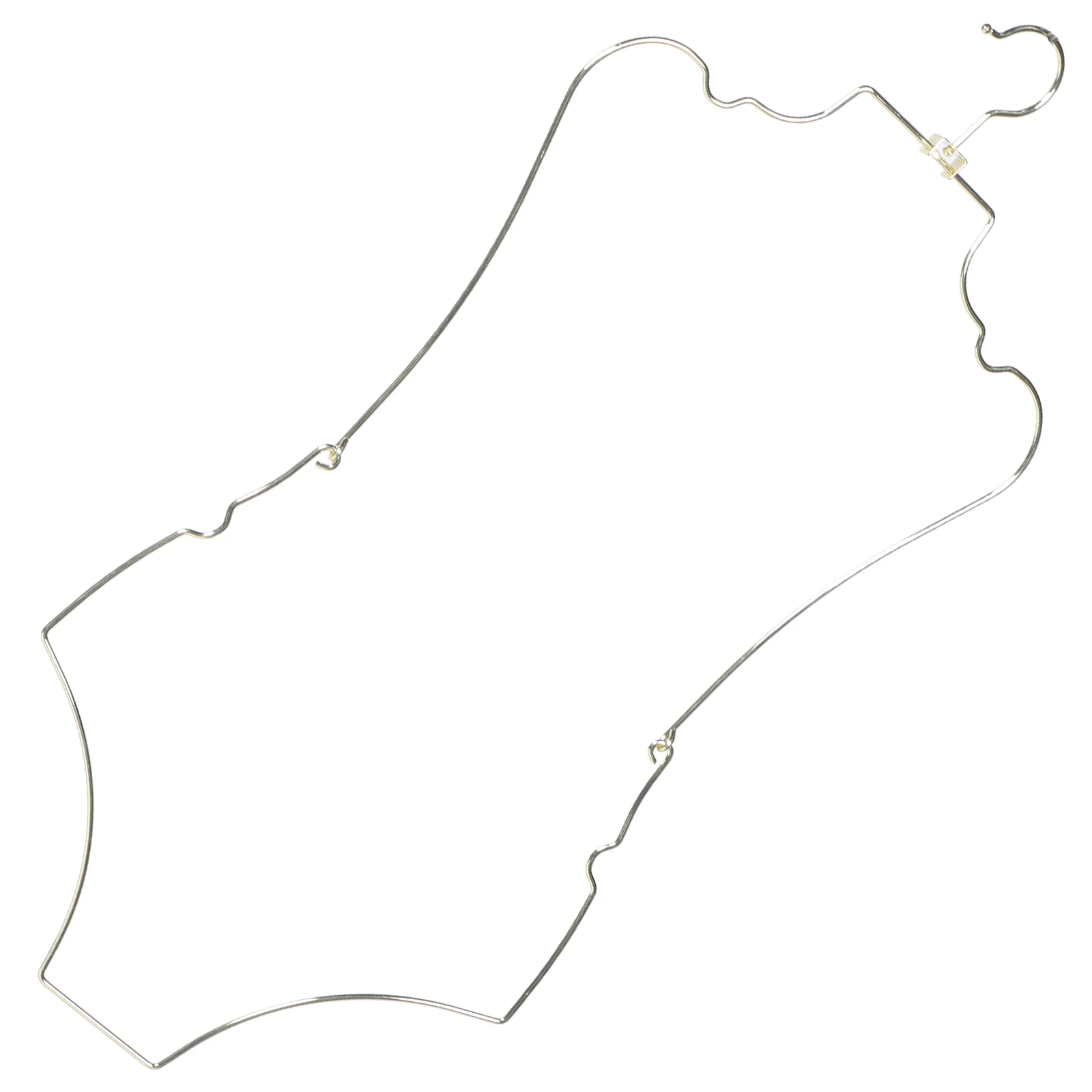 

Metal Foldable Swimsuit Rack Lingerie Hanger Briefs Holder Display Metallic Line Swimwear Showing Hangers Bride