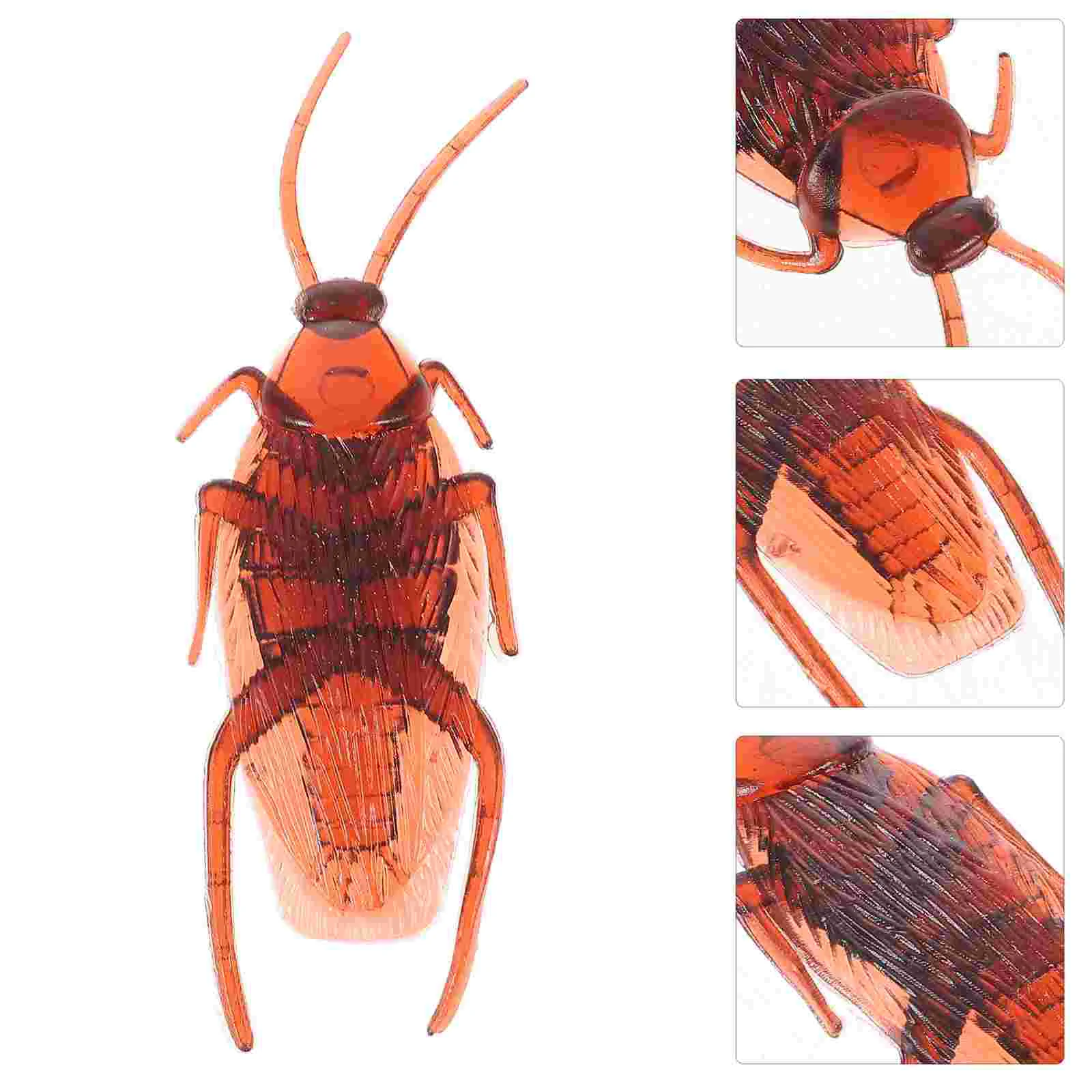 

100 Roaches Cockroaches Lifelike Creepy Perfect for Tricking Toys for Kids Funny Bizarre