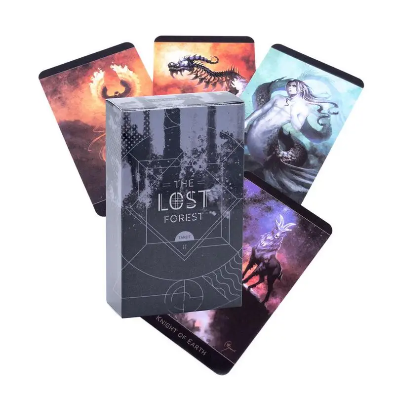 

New The Lost Forest Tarot Deck Oracles Cards Mysterious Divination Nightmare Witches Tarot Cards For Cards Game Board Game