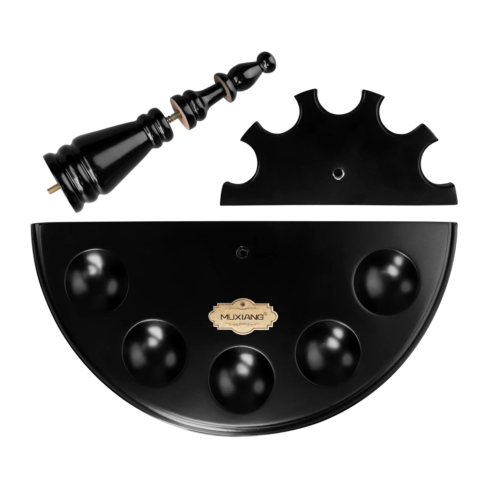 Smoking Accessories Tobacco Smoking Accessories Fan-shaped pipe stand for 5 pipe removable Straight Line Vertical Romanesque tobacco stand solid wood Rack Holder