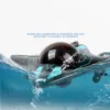 Remote Control Boat Birthday Gifts River Portable Lakes Real-time Transmission RC Submarine Toy RC Boat with Underwater Camera 1