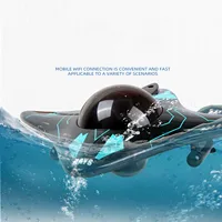 Remote Control Boat Birthday Gifts River Portable Lakes Real-time Transmission RC Submarine Toy RC Boat with Underwater Camera 1