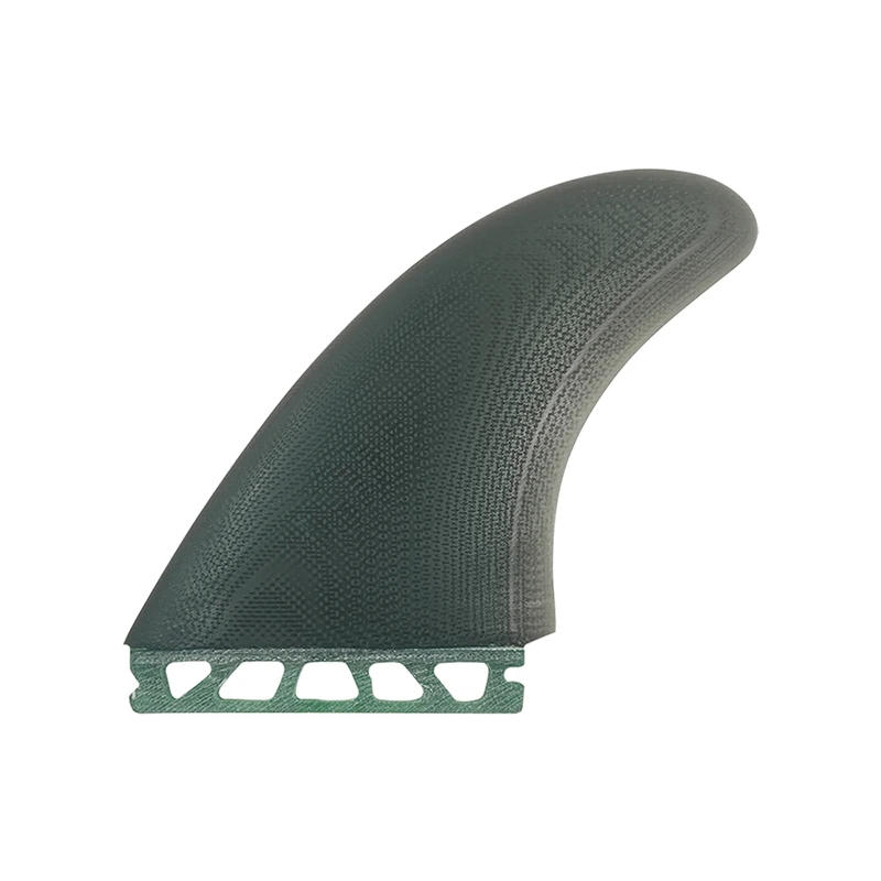 UPSURF FUTURE Keel Fins Fiberglass Surf Fin MR Twin Fins Clear Black/Green Surfboard Quilhas Side Twin Single Tabs 2