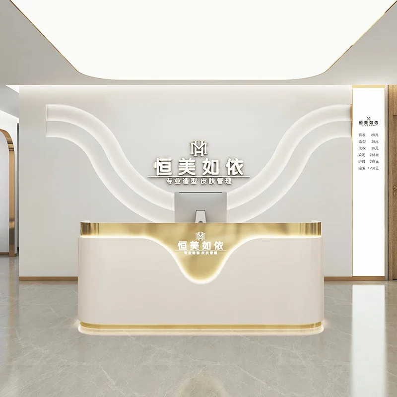 

Commercial Mobile Reception Desks Cash Corner Shop European Reception Desks Club Mostrador Recepcion Minimalist Furniture