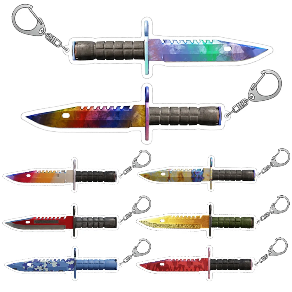 Guo Xiao Luo CS GO Game weap Knives M9 Fade Lore Crimson Web Gamma ...