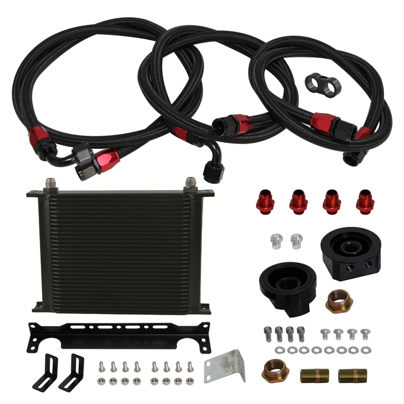 30 Row An8 Engine Oil Cooler 3 4 16 M20 Filter Relocation Adapter W