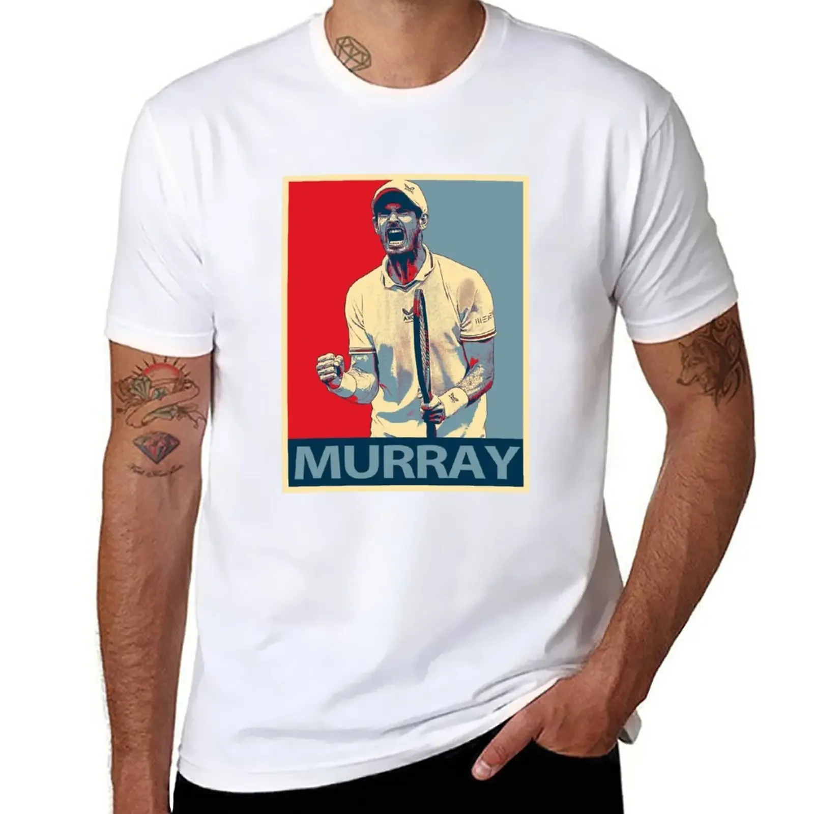 Andy Murray T-Shirt sublime sports fans black t-shirts for men