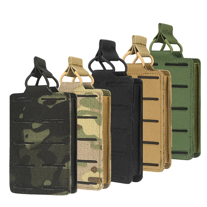 

1PC 2PC Open-Top MOLLE Magazine Pouch Holster Bag for M4 M14 M16 AR-15 5.56MM Rifle Single Mag Pouches Hunting accessories