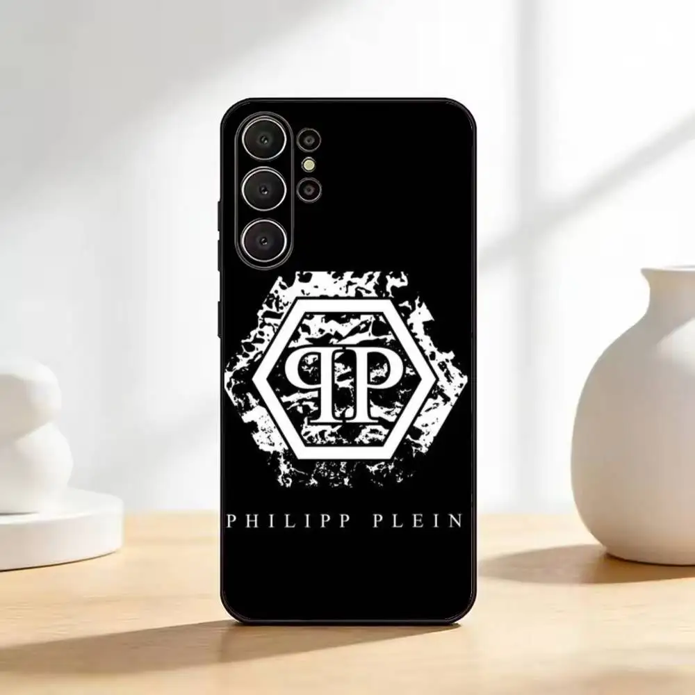 Dark Handsome Style Black Soft Silicone Case by Philipp Plein
