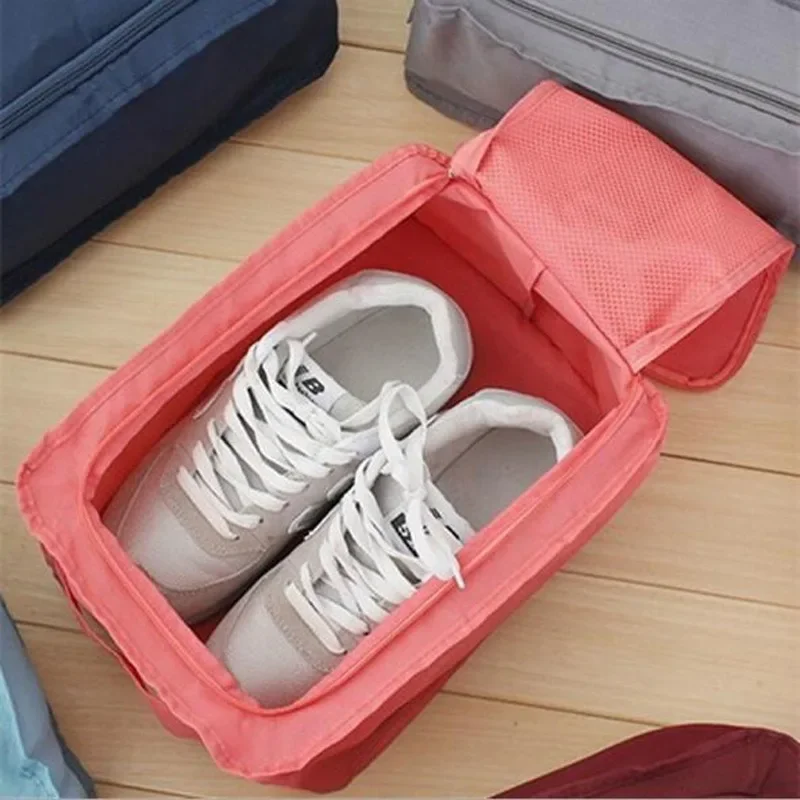 다기능 방수 신발 의류 가방 편리한 여행 보관 가방 나일론 휴대용 주최자 가방 신발 정렬 주머니