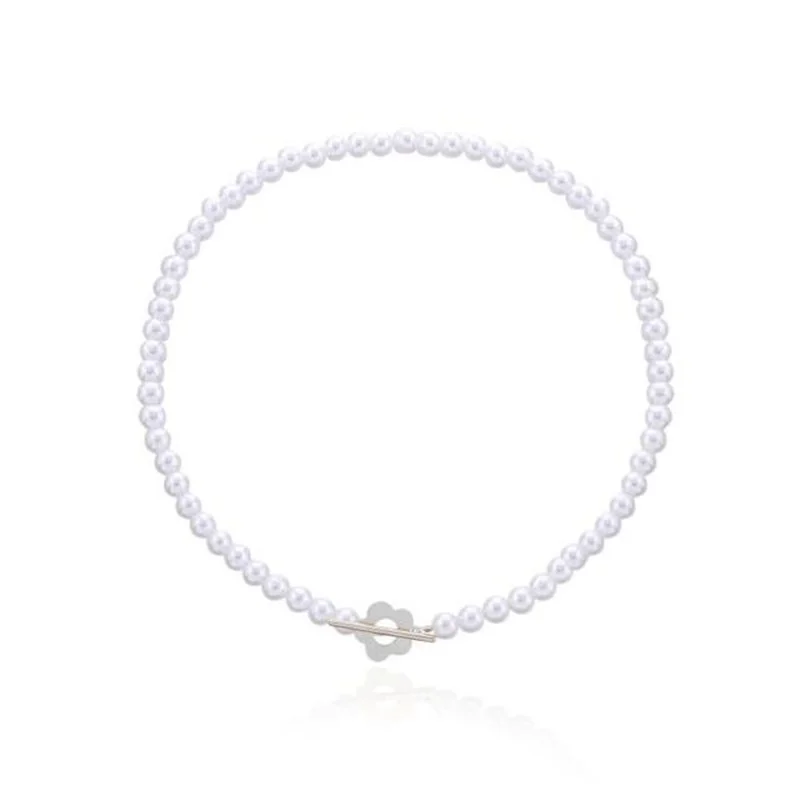 2022 New Korean Elegant Pearl Beads Necklace For Women