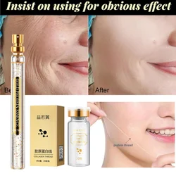Instant Lifting Collagen Protein Thread and Serum Set Wrinkles Fine Lines Removal Soluble Anti-Aging Moisturizing Firm Skincare