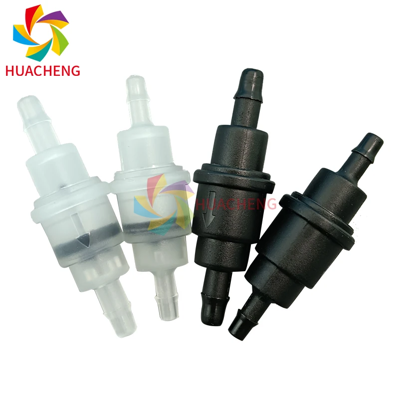 

4Pcs Printer Valve Ink Tube One-way Valve Pipe Connector for Large Format Printer Ink Bottle Supply System Valve