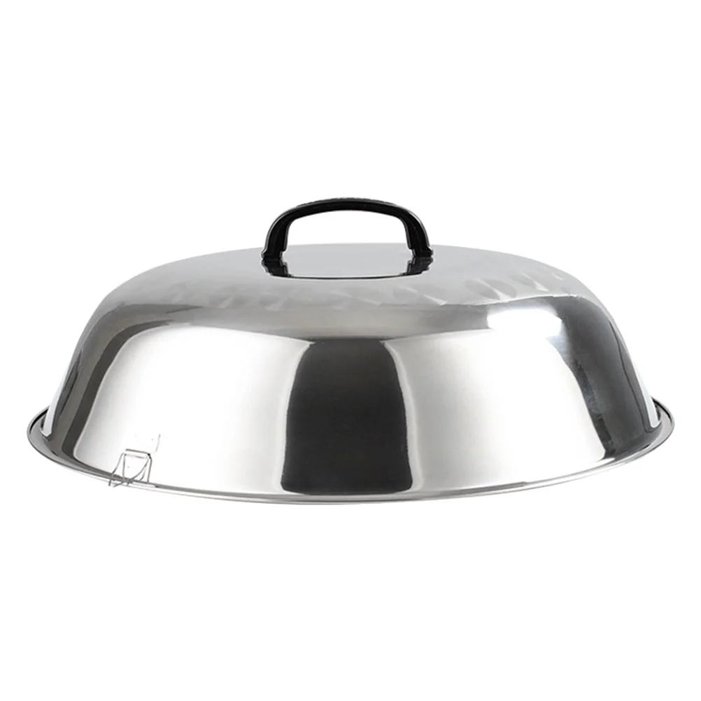 

Wok Lid Universal Lid Stainless Steel Pot Lid Pan Lid Frying Pot Cover Cookware Lids Replacement Lid Handle Pots Pans Fry Pan