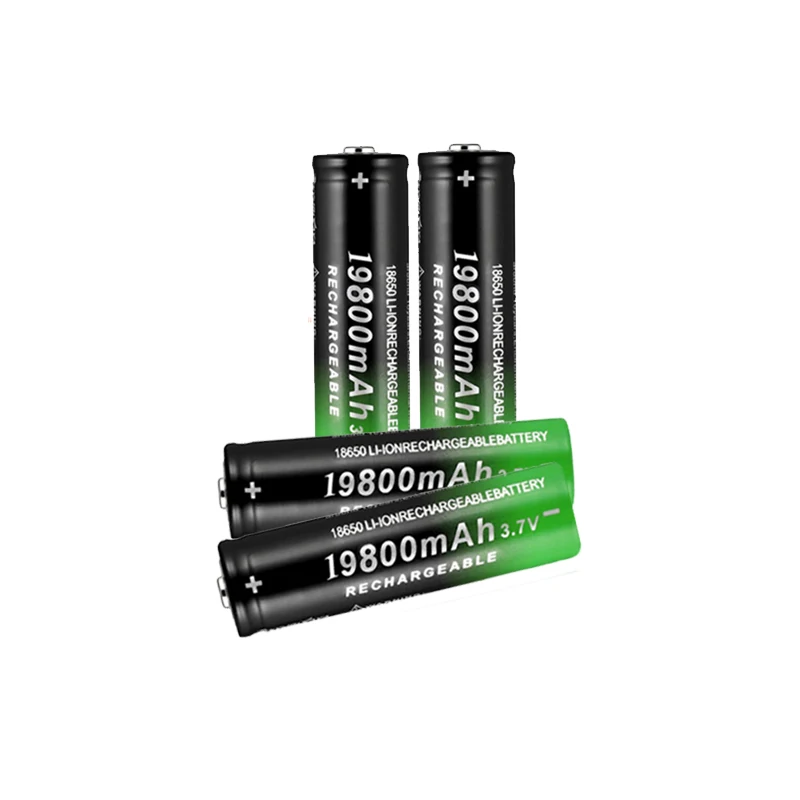 Rechargeable lithium batteries 19800mAh 3.7V 18650 Li-ion for remote control screwdriver