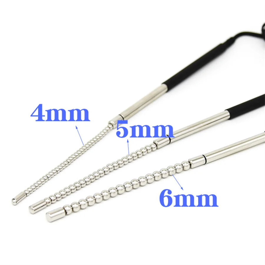 Penis Sex Toys Sex Toy for Men Horse Eye Stick Stimulation Urethral Plug Urethra Beads Stainless Steel Electro Stimulation Male Masturbator