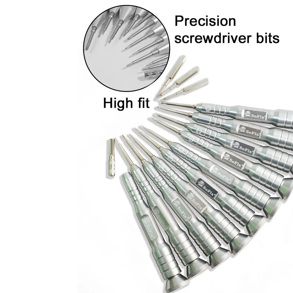 S-003PRO Screwdriver Kit for Macbook All Android Phones Screw Removal Installation for Microsoft Tablet Repair