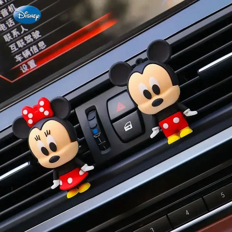 Disney Car Interior Aromaterapia Decorazione Mickey E Minnie Long-Lasting Eau De Toilette Air Outlet Cartoon Cute Car Profumo