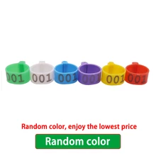  Diameter 16mm No. 1 to No.100 Chicken With Feet Poultry Chicken Logo Buttoned Foot Ring Words And No Words 6 Colors Available 