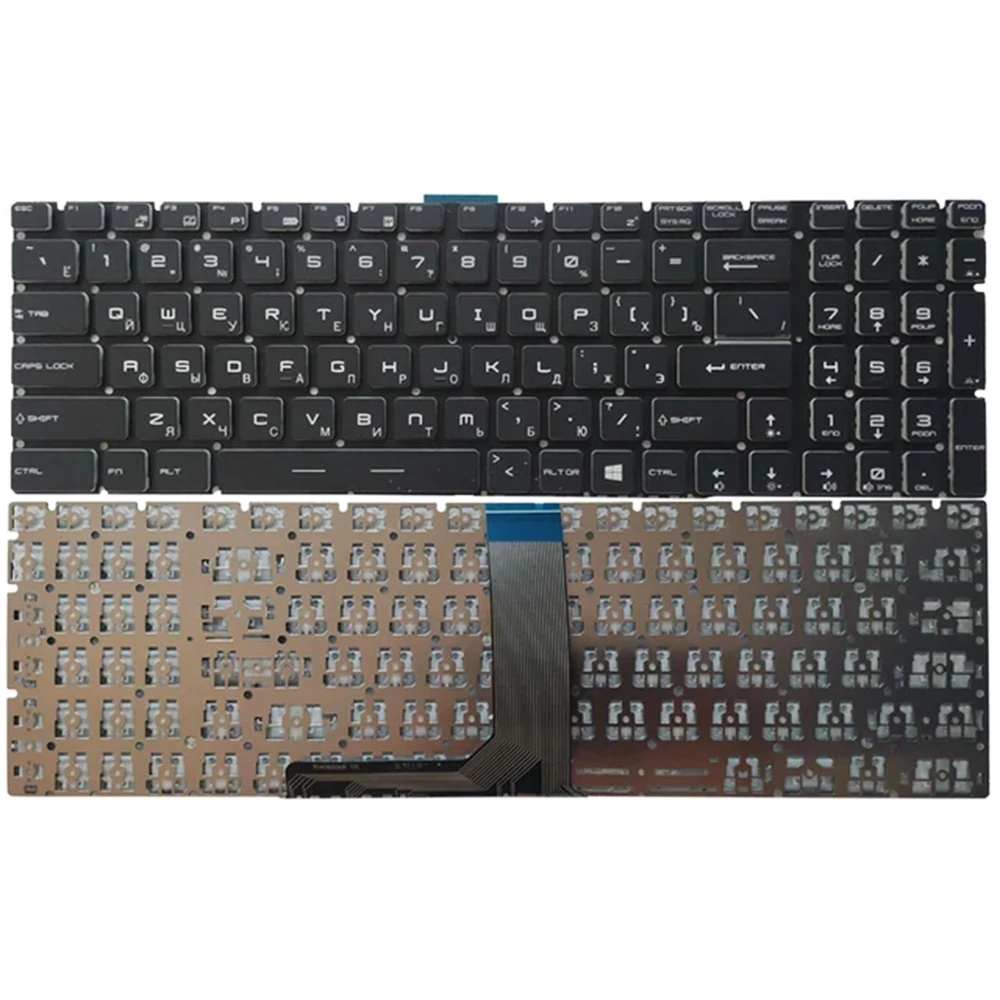 Клавиатура для MSI GP72 GL62 GL72 GP72MVR GL62M 7RD GL62MVR GL72M GL73 WS60 WS72 WT72 PE60 PE70 PX60 Русская раскладка