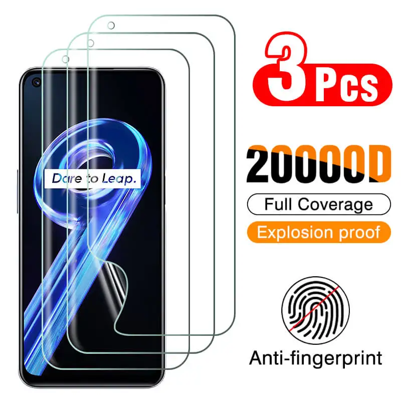 

3 шт. полное покрытие для Oppo Realme 9 5G Защитная пленка для экрана Гидрогелевая пленка 3D для Opp Realmi 9 9i 9 Pro Plus + Realme9 защитное стекло