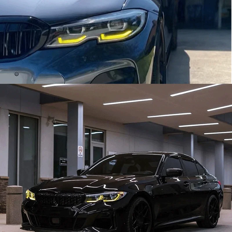 Accessories For BMW G20 G21 M3 CSL 3 series 2019-2022 DRL LED boards  daytime running lights Lemon Yellow Signal light chip