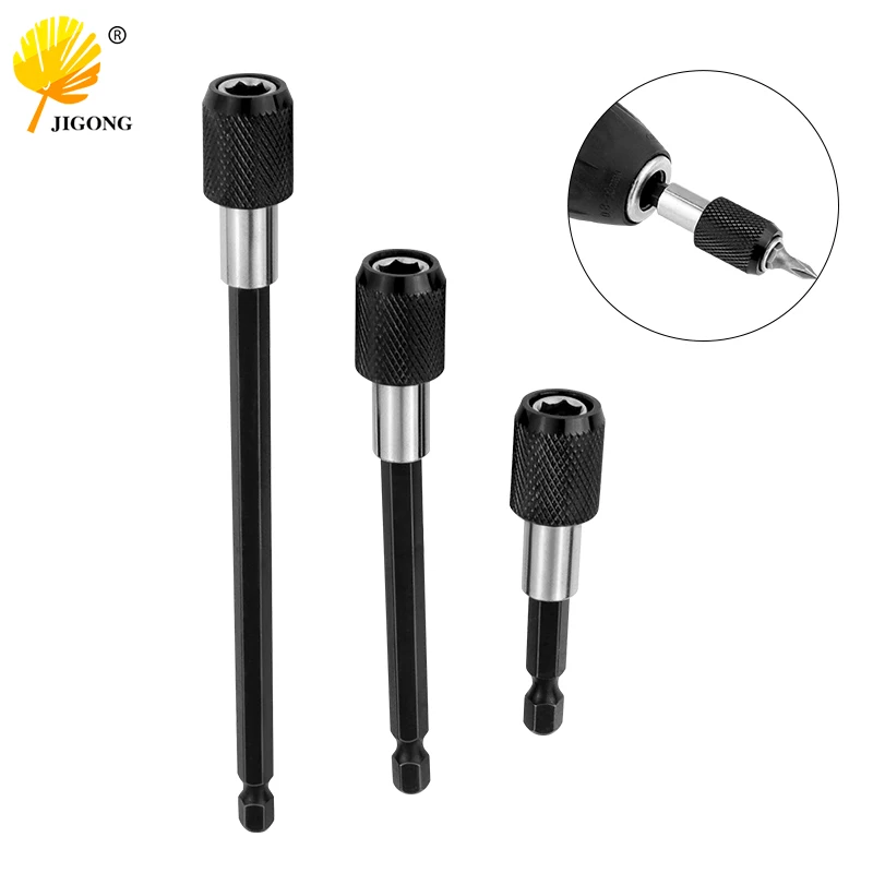 6.35mm 1/4 Hex Shank Quick Release Electric Drill Magnetic Screwdriver Bit Holder 60mm electric drill attachment tool accessories electric drill accessory electric drill screwdriver