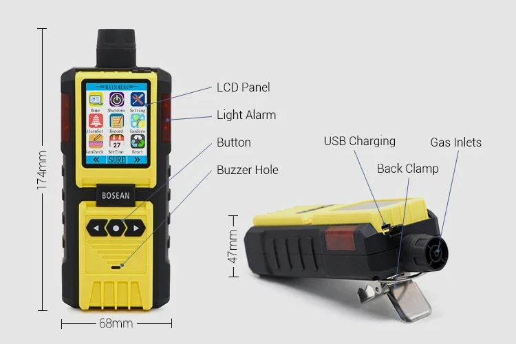 

ethylene gas detector supplier, h2s personal gas detector, nh3 ammonia gas meter