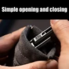 LAUTIE Fingertip Gyro Cowhide Storage Bag EDC Outdoor Portable Key Case Gift Headphone Bag 3