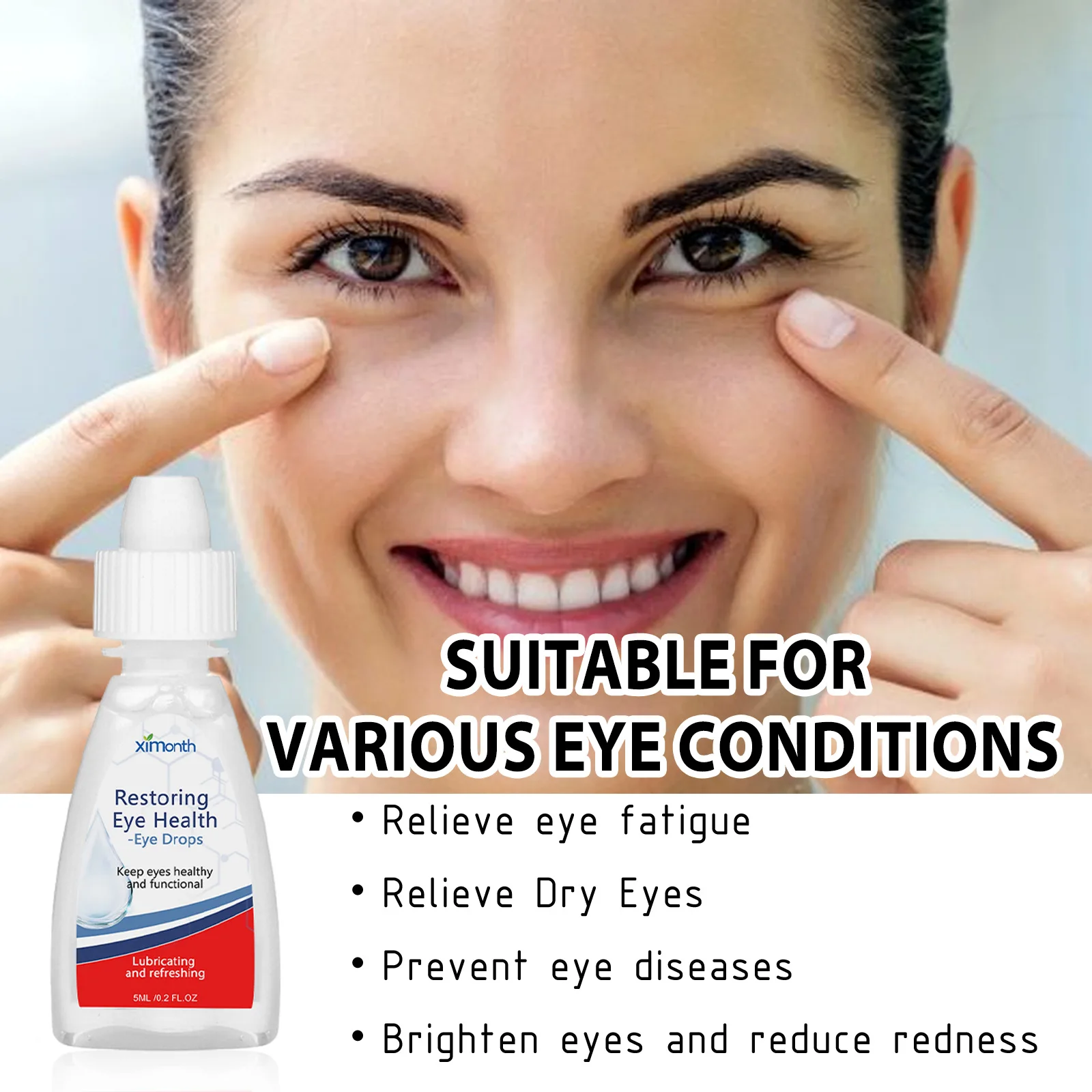 Eyesight Improvement Eye Drops Blurred Vision Restore Cataract Treatment Improve Glaucoma Relieve Eye Discomfort Eye Care Drop - 6