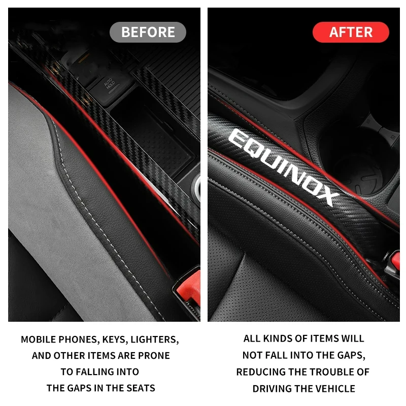 Фото Креативное модное сиденье между герметичной полосой для Chevrolet Equinox, аксессуары с логотипом 2018 2019 2020 №3