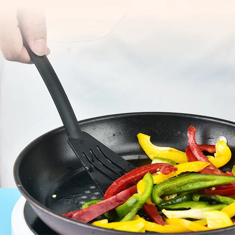 1/3Pcs Utensils Set Serving Cooking Kitchen Cutlery Spoons Nylon Kit Spatula Tableware Portable Camping Plastic Slotted Flatware