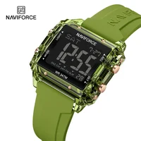 NAVIFORCE New Women Electronic Watches Fashion Simple Fumed Silica Bracelet Wristwatches Waterproof Sport Clock Relogio Feminino