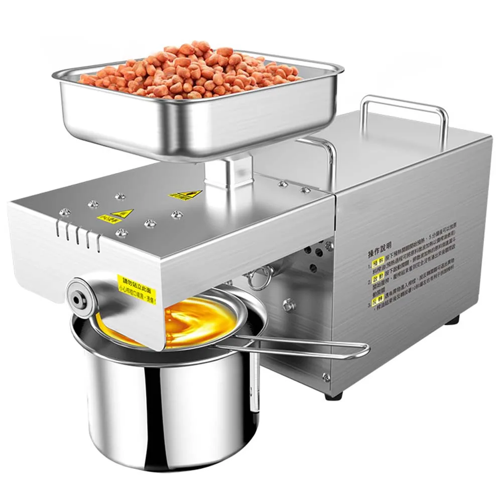 Commercial Oil Extractor Presse Huile Fully Automatic Multifunctional Stainless Steel Peanut Oil Press Machine