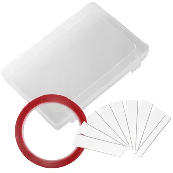 Empty Press on Nails Storage Box False Nail Packaging Set with Double-sided Adhesive Tape And 10 Acrylic Nail Display Sticks 2