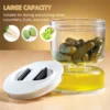 Hourglass Jar Pickle Can Wet and Dry Separator Food Storage Container Kitchen Fermentation Kit with Strainer Flip Airtight Lid 4