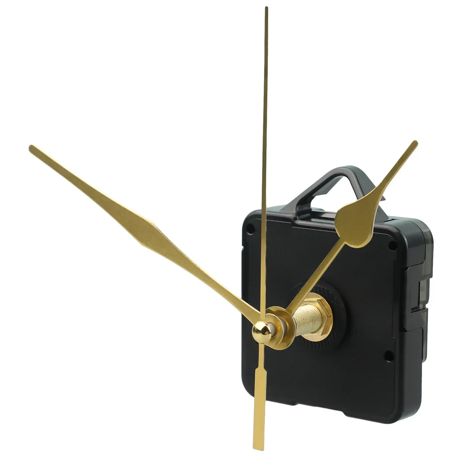 Replacement Parts Clock Repair Set Simple Design 1.5V AA Battery Gold Hands Long Hands Mechanism Plastic + Aluminum
