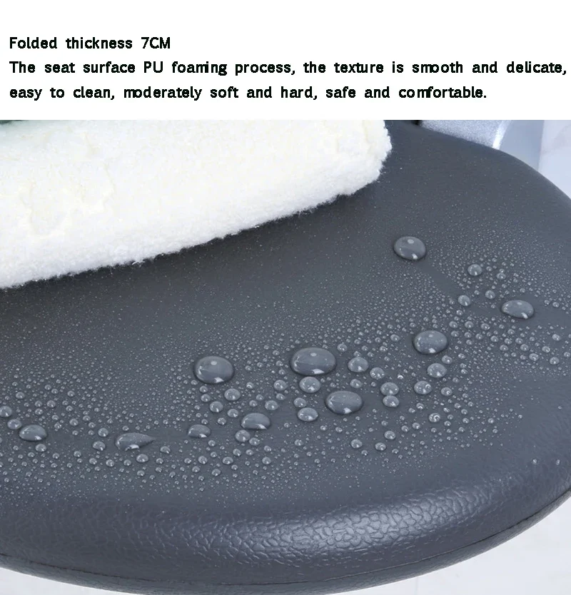 Bathroom Shower Wall Mounted Seat Folding Stool Entrance Door Changing Shoes Chair 5