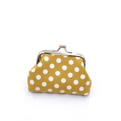 Chic Cartoon Bow Travel Cosmetic Bag - Women's Zippered Makeup Organizer and Toiletry Pouch (Yellow)