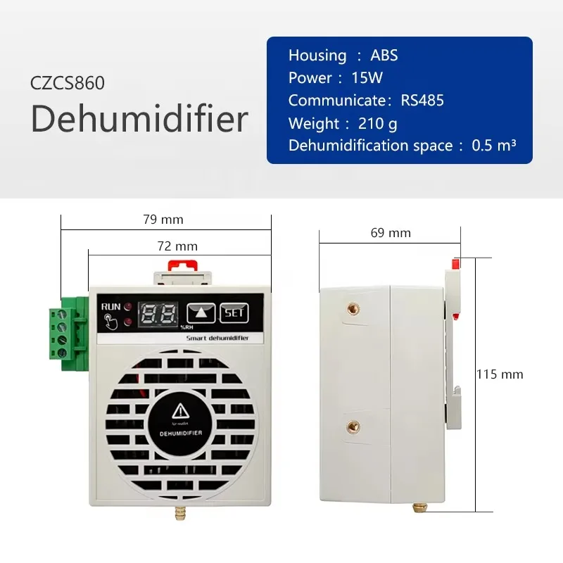 Industrial Cabinet Small Peltier Dehumidifier Mini Intelligent Control Dehumidifier Dryer
