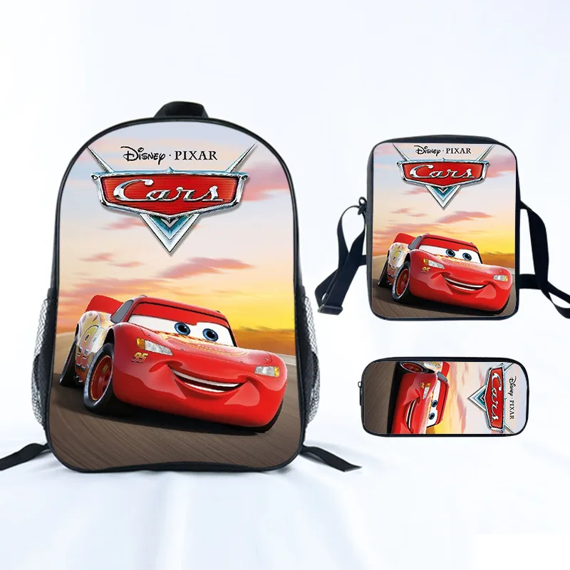 Cars School Backpack For Boys Girls Cartoon Game Knapsack Primary Backpacks Kids Satchels Space School Bags With Shoulder Bags - 4
