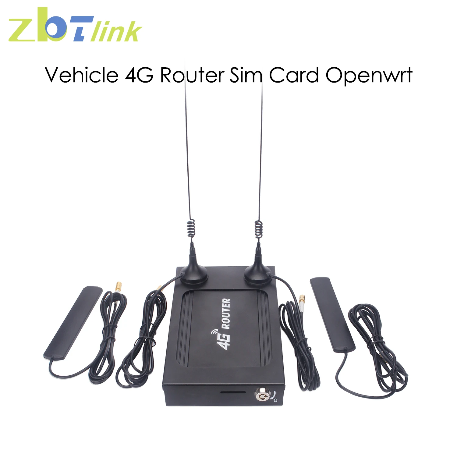 Zbtlink Veicolo 4G Router Sim Card Openwrt 2.4G 5.8G Router Wifi 1200Mbs Gigabit Lan Antenna Esterna Per Auto Bus All'Aperto