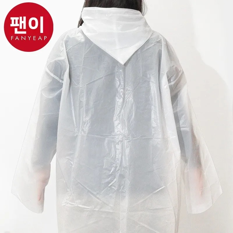 긴 휴대용 야외용 비옷 A1pq801 사이클링용 모자 포함 등산 하이킹 남성용 스포츠 야외 가방 액세서리